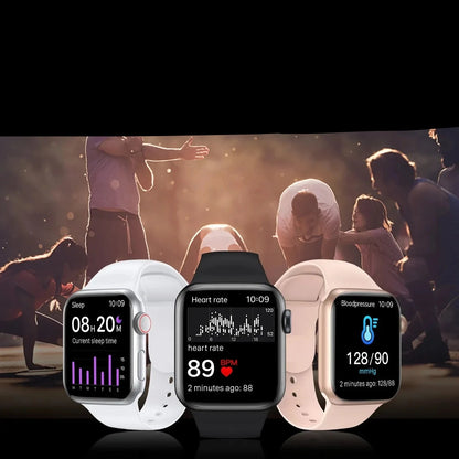 Okos óra I8 Pro Max hívás, Sport Fitnesz Tracker Egyedi tárcsás Okosóra Férfi Női Ajándék Apple Phone PK IWO 27 X8 T500