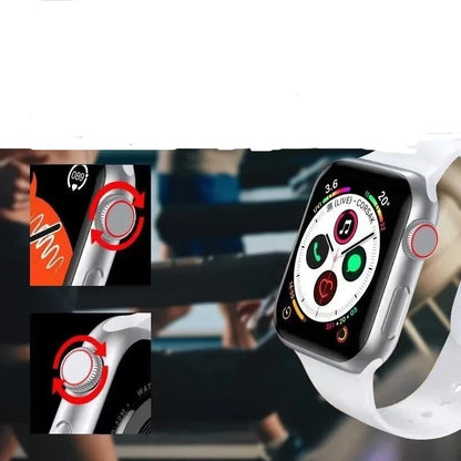 Okos óra I8 Pro Max hívás, Sport Fitnesz Tracker Egyedi tárcsás Okosóra Férfi Női Ajándék Apple Phone PK IWO 27 X8 T500