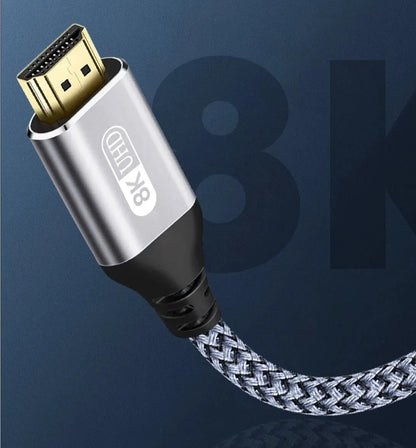 NIERBO HDMI 2.1 kábel HDMI Cord 8K 60Hz 4K 120Hz 48Gbps EARC ARC HDCP maximális gyorsaság HDR HD TV Laptop Projektorhoz PS4, PS5