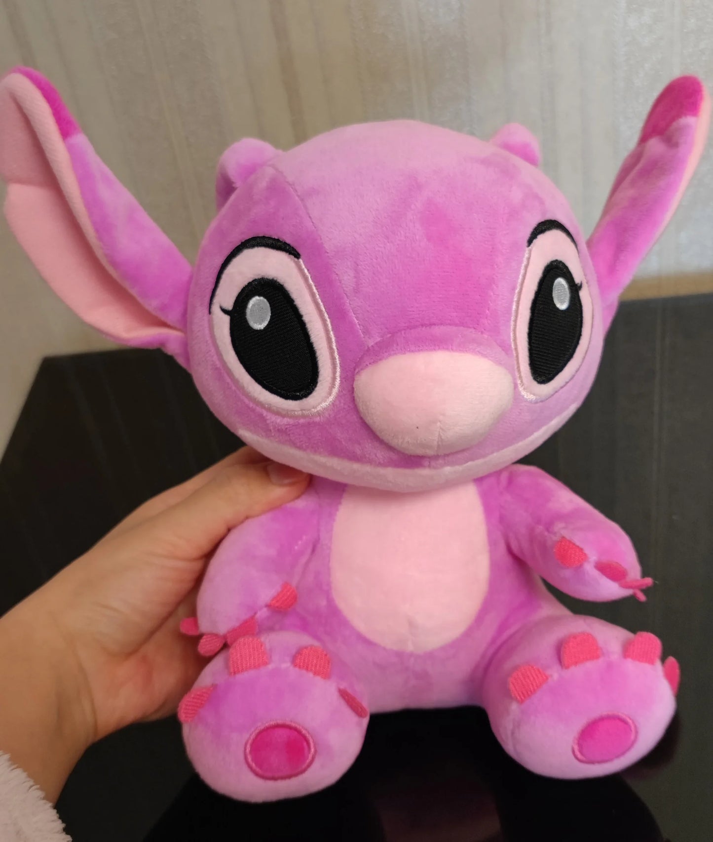 Disney rajzfilm Kék Pink Stitch plüss babák Anime kitömött játékok Lilo és Stitch. Karácsonyi ajándékok gyerekeknek.