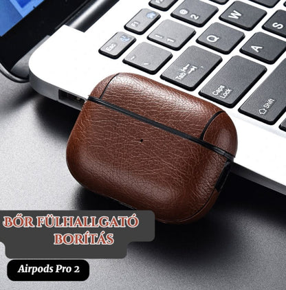 Műanyag bőr védőtok AirPods Pro 2-re  és AirPod Pro 3-ra (2023)